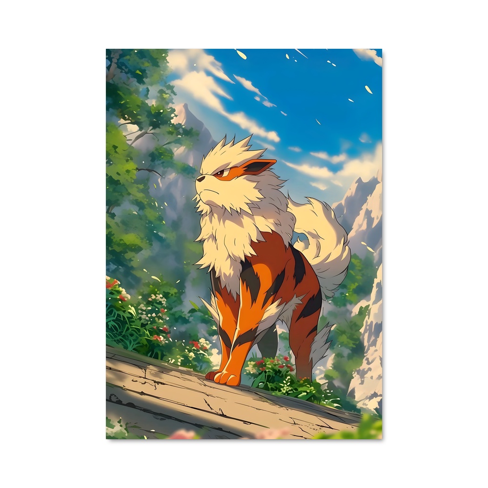 Poster L'Esprit des Forêts – affiche Pokemon