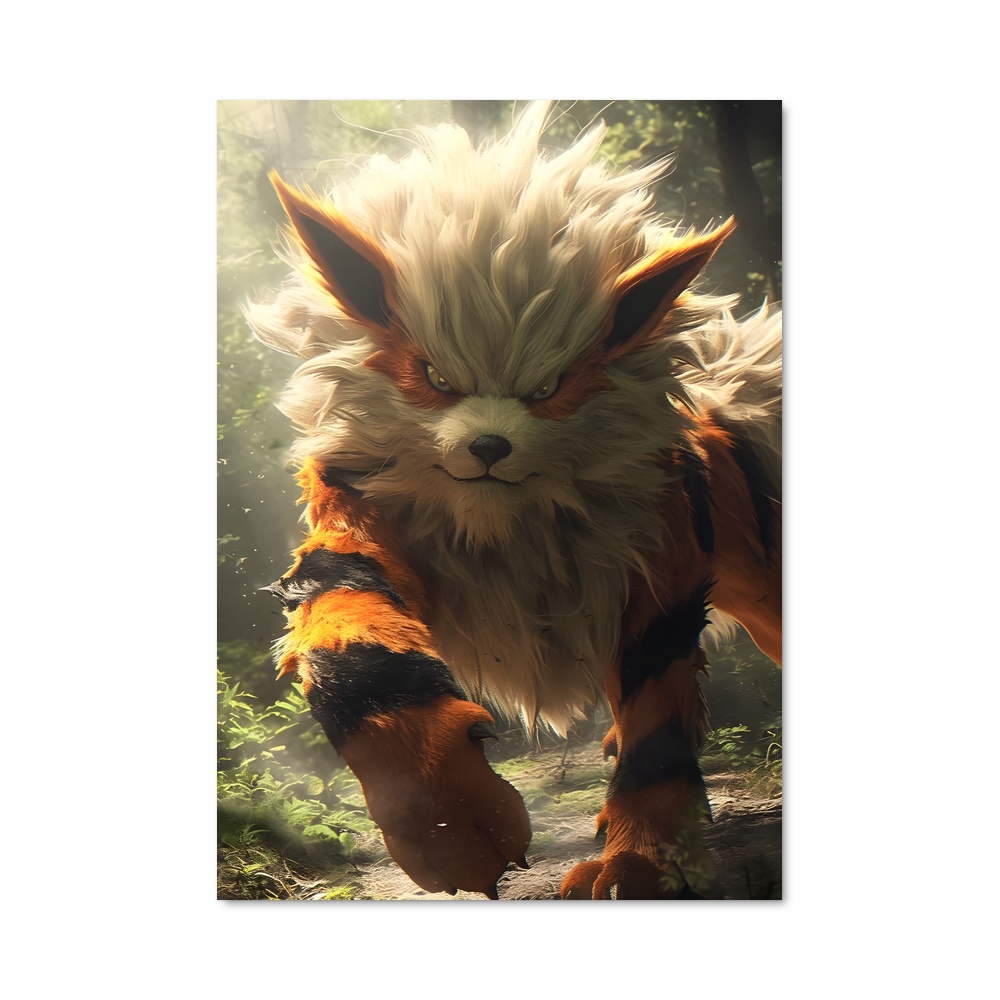Poster Sourire d'Arcanine – affiche Pokemon
