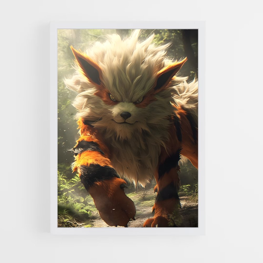 Poster Sourire d'Arcanine – affiche Pokemon (vue 3)