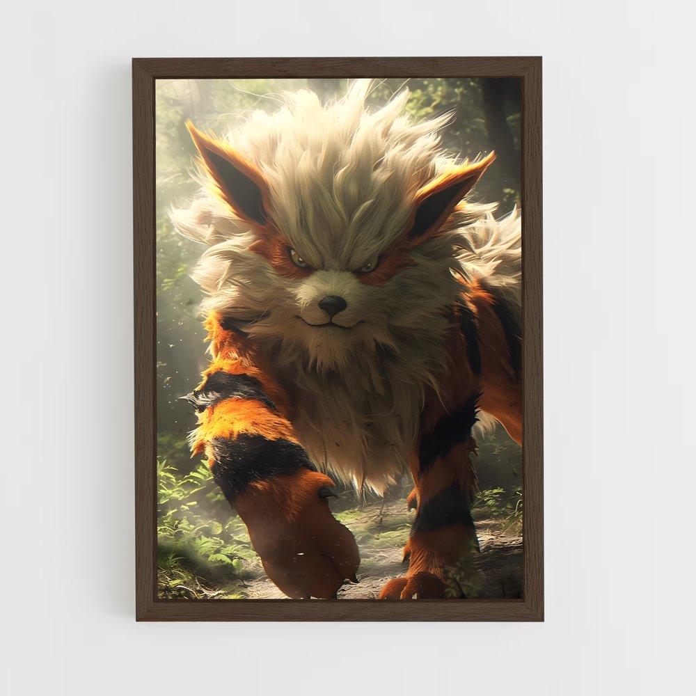 Poster Sourire d'Arcanine – affiche Pokemon (vue 5)