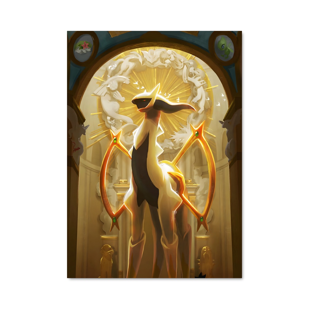 Poster Arceus porte – affiche Pokemon