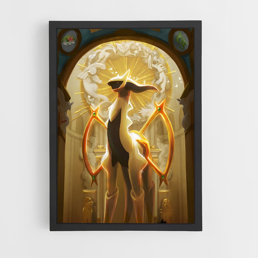 Poster Arceus porte – affiche Pokemon (vue 2)