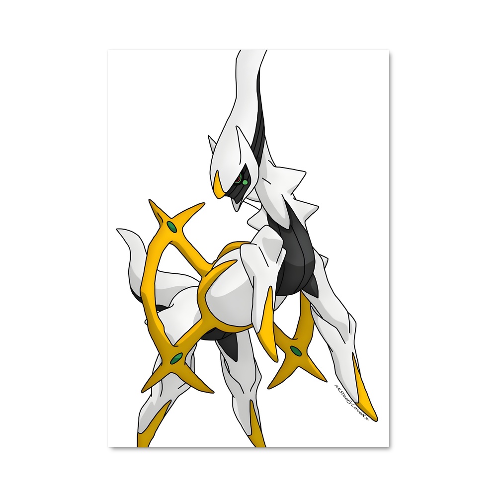 Poster Arceus Ascendant – affiche Pokemon