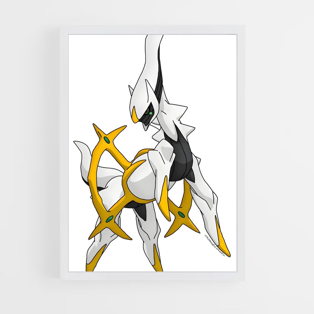 Poster Arceus Ascendant – affiche Pokemon (vue 3)