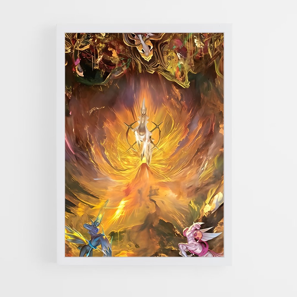 Poster Ciel en Flammes – affiche Pokemon (vue 3)