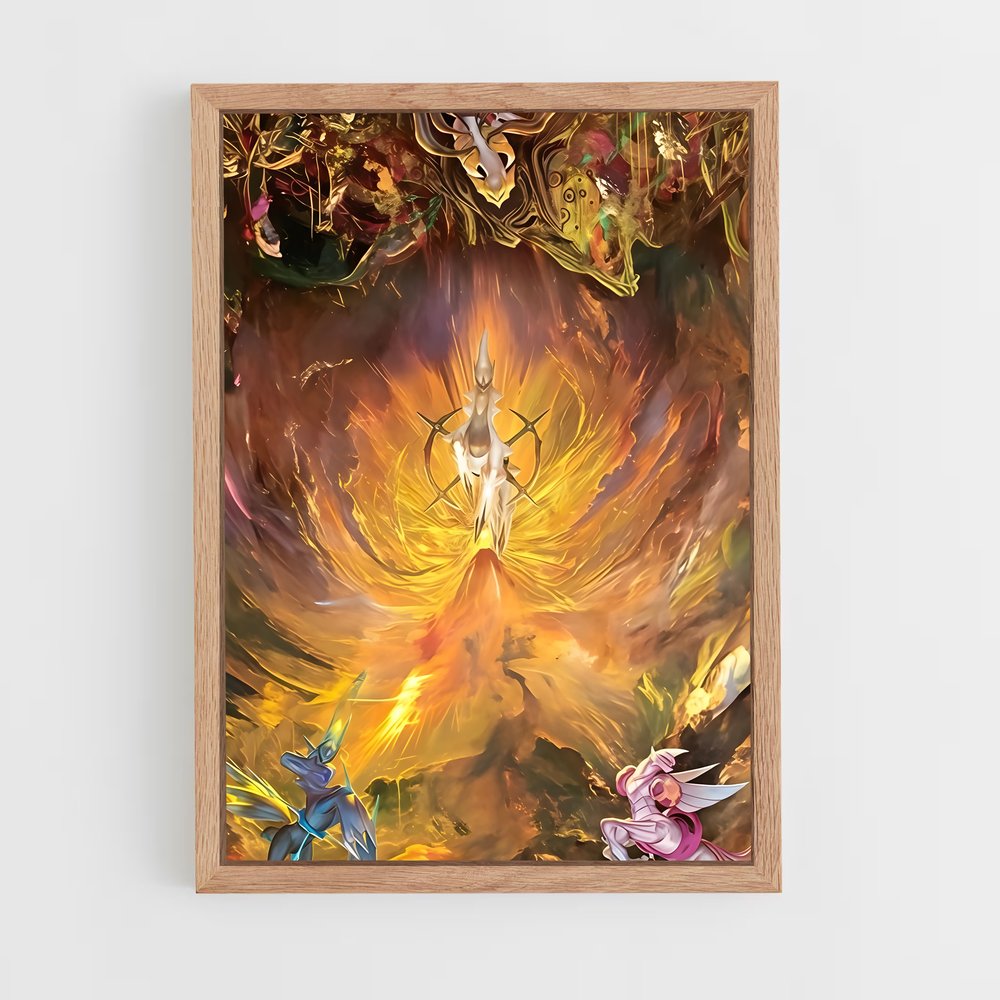 Poster Ciel en Flammes – affiche Pokemon (vue 4)