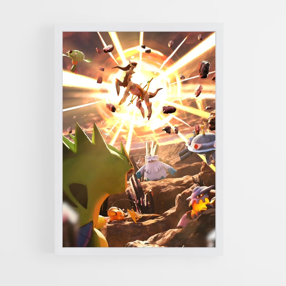 Poster L'Ascension d'Arceus – affiche Pokemon (vue 3)