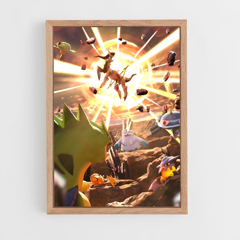 Poster L'Ascension d'Arceus – affiche Pokemon (vue 4)