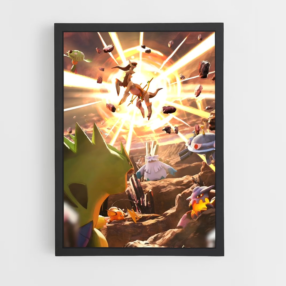 Poster L'Ascension d'Arceus – affiche Pokemon (vue 2)