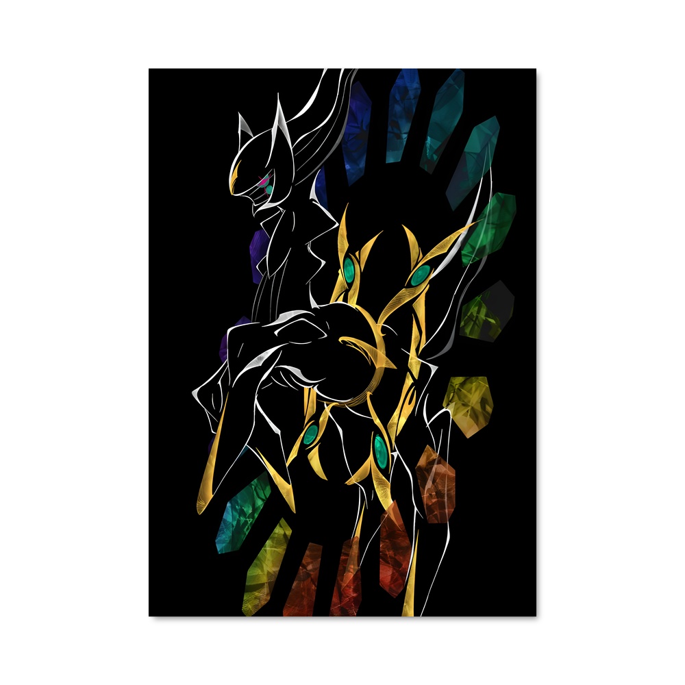 Poster Arceus Écarlate – affiche Pokemon