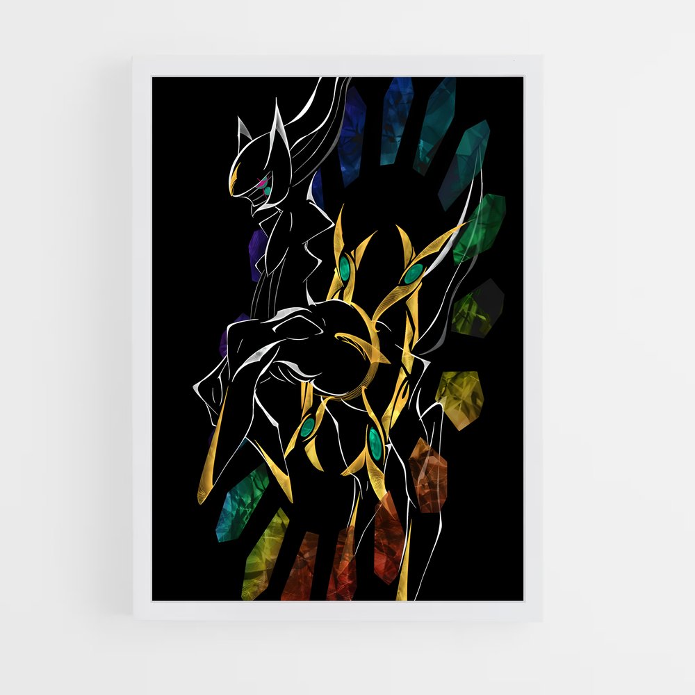 Poster Arceus Écarlate – affiche Pokemon (vue 3)
