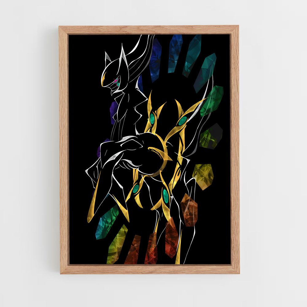 Poster Arceus Écarlate – affiche Pokemon (vue 4)