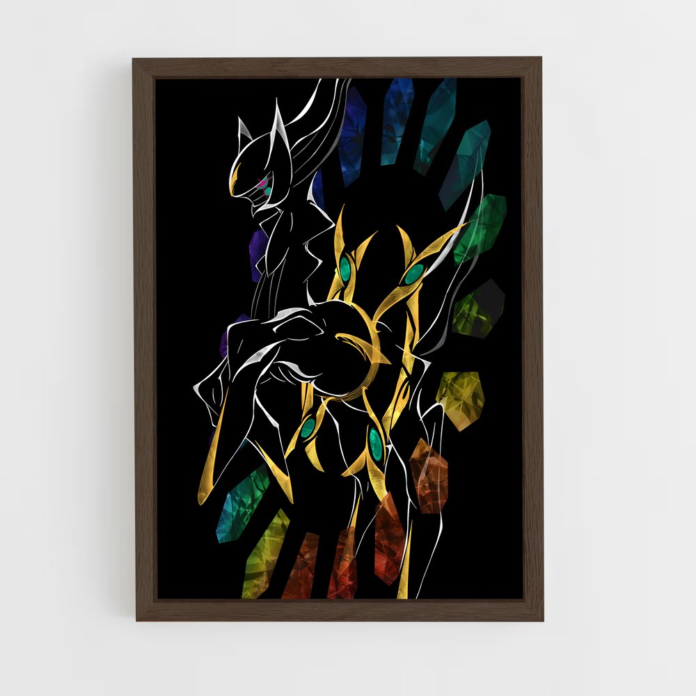 Poster Arceus Écarlate – affiche Pokemon (vue 5)