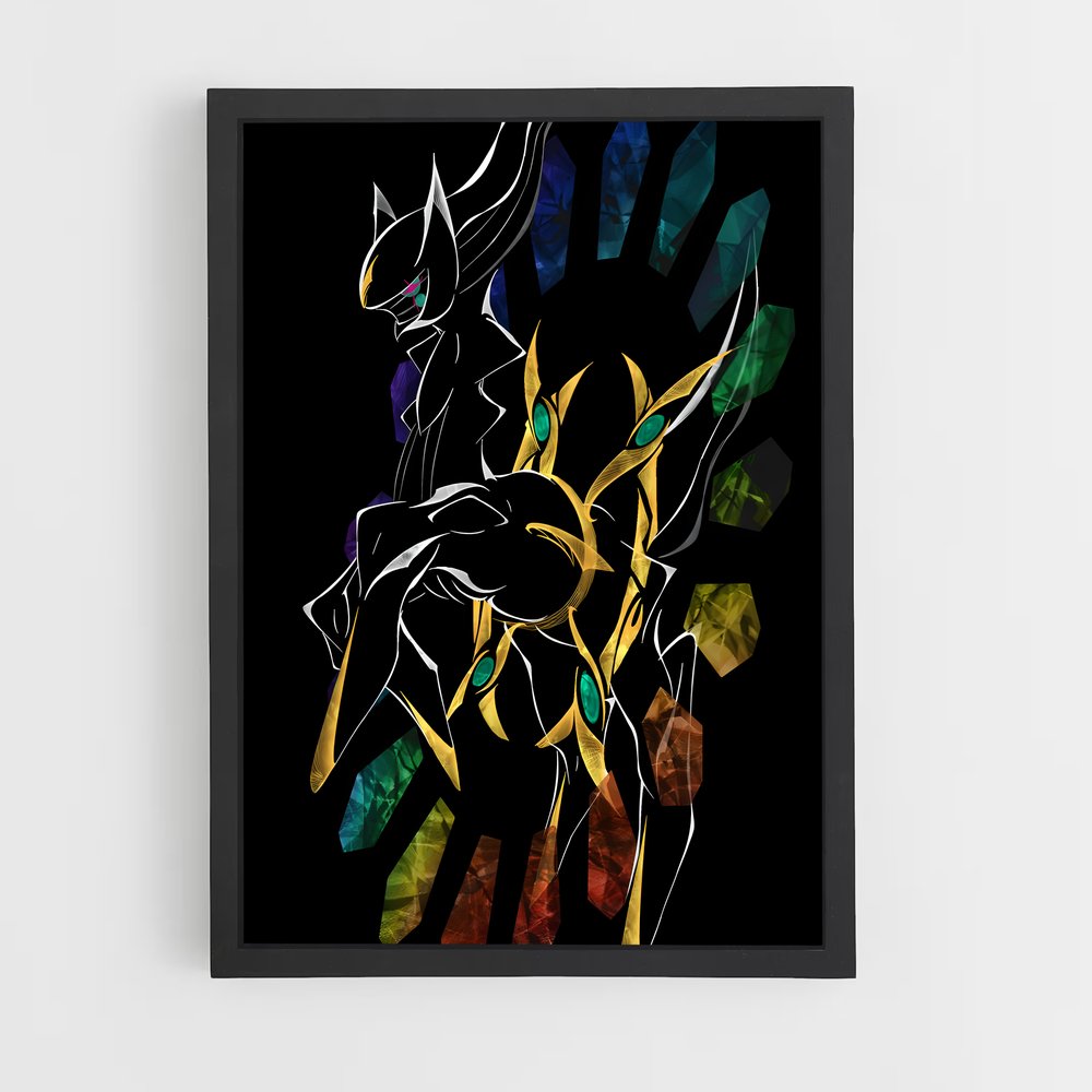 Poster Arceus Écarlate – affiche Pokemon (vue 2)