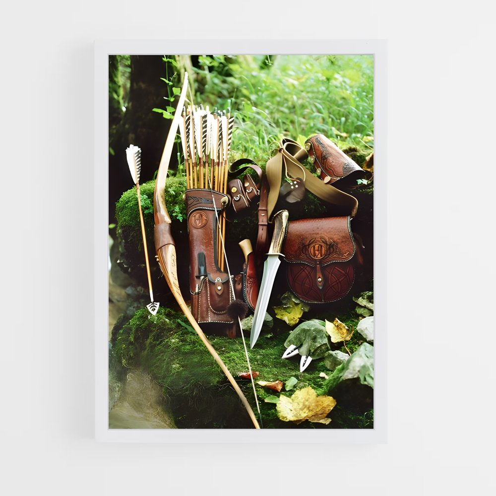 Poster Archery lames – affiche Tir à l’arc (vue 3)