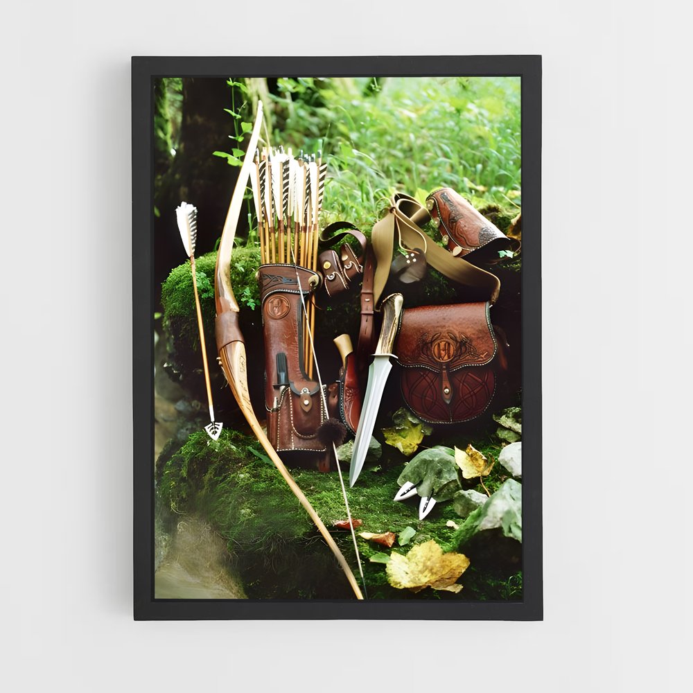 Poster Archery lames – affiche Tir à l’arc (vue 2)