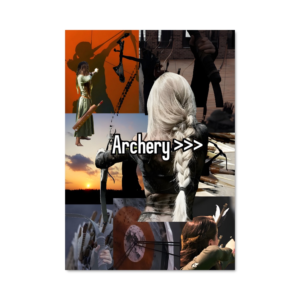 Poster Tir à l'Arc: Variétés de Précision