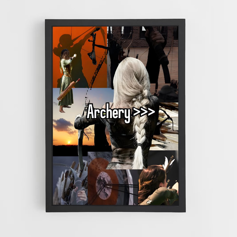 Poster Tir à l'Arc: Variétés de Précision – affiche Tir à l’arc (vue 2)