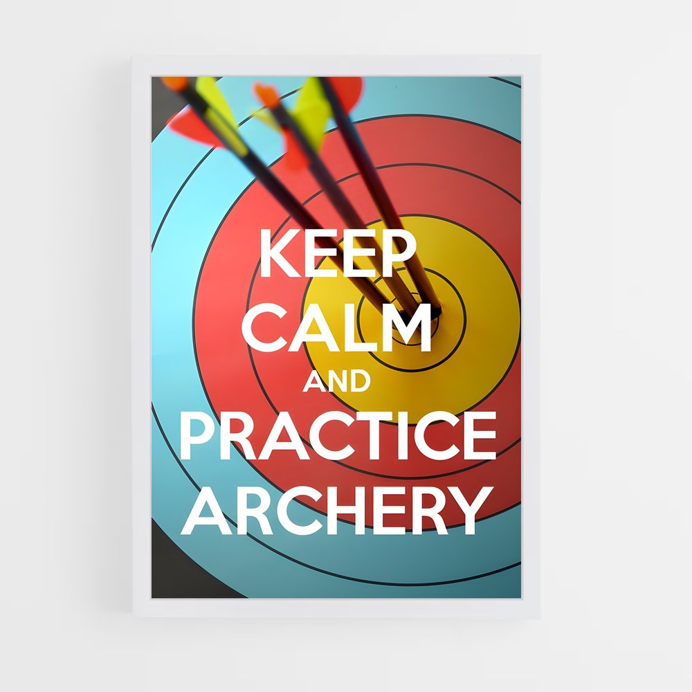 Poster Zen Archer – affiche Tir à l’arc (vue 3)