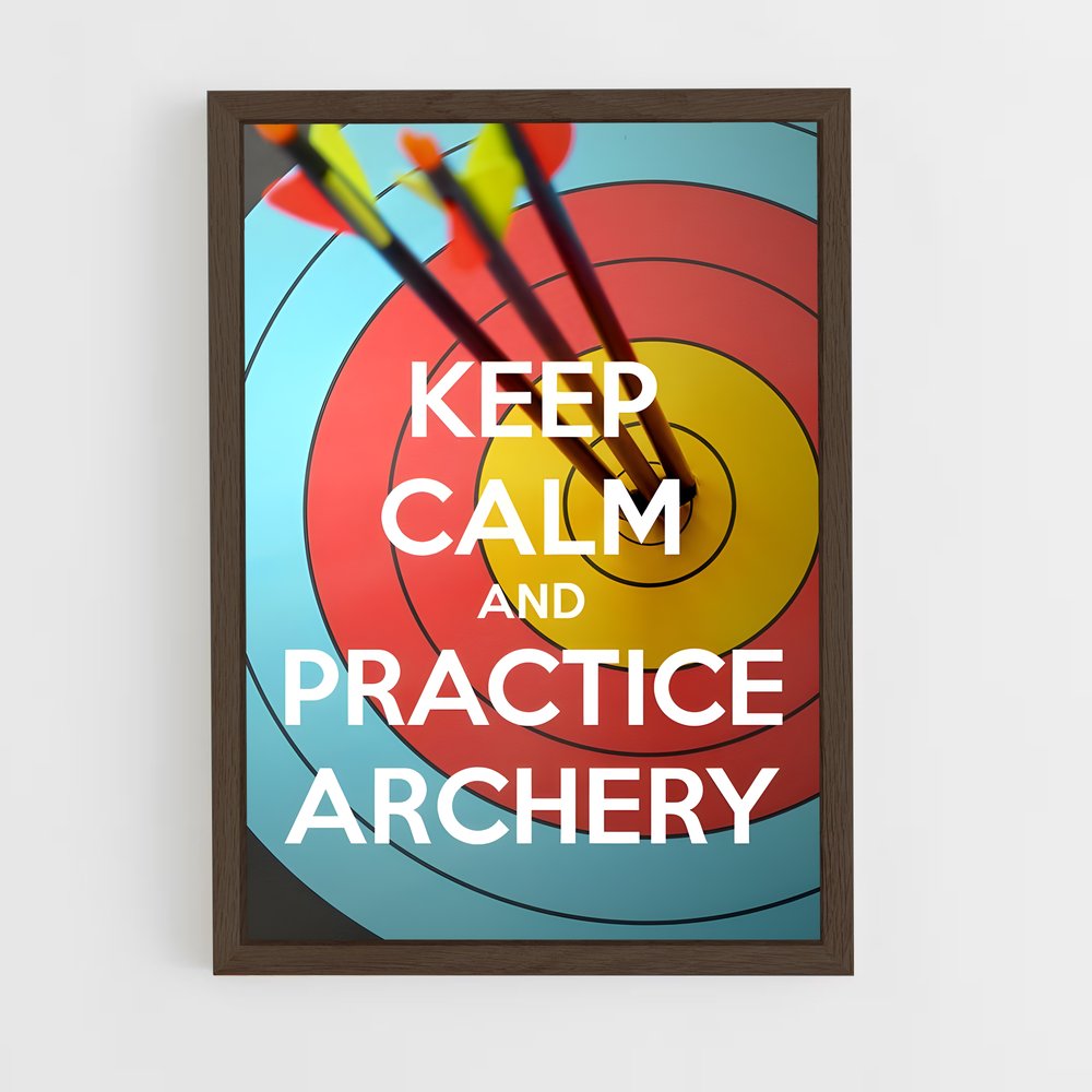 Poster Zen Archer – affiche Tir à l’arc (vue 5)
