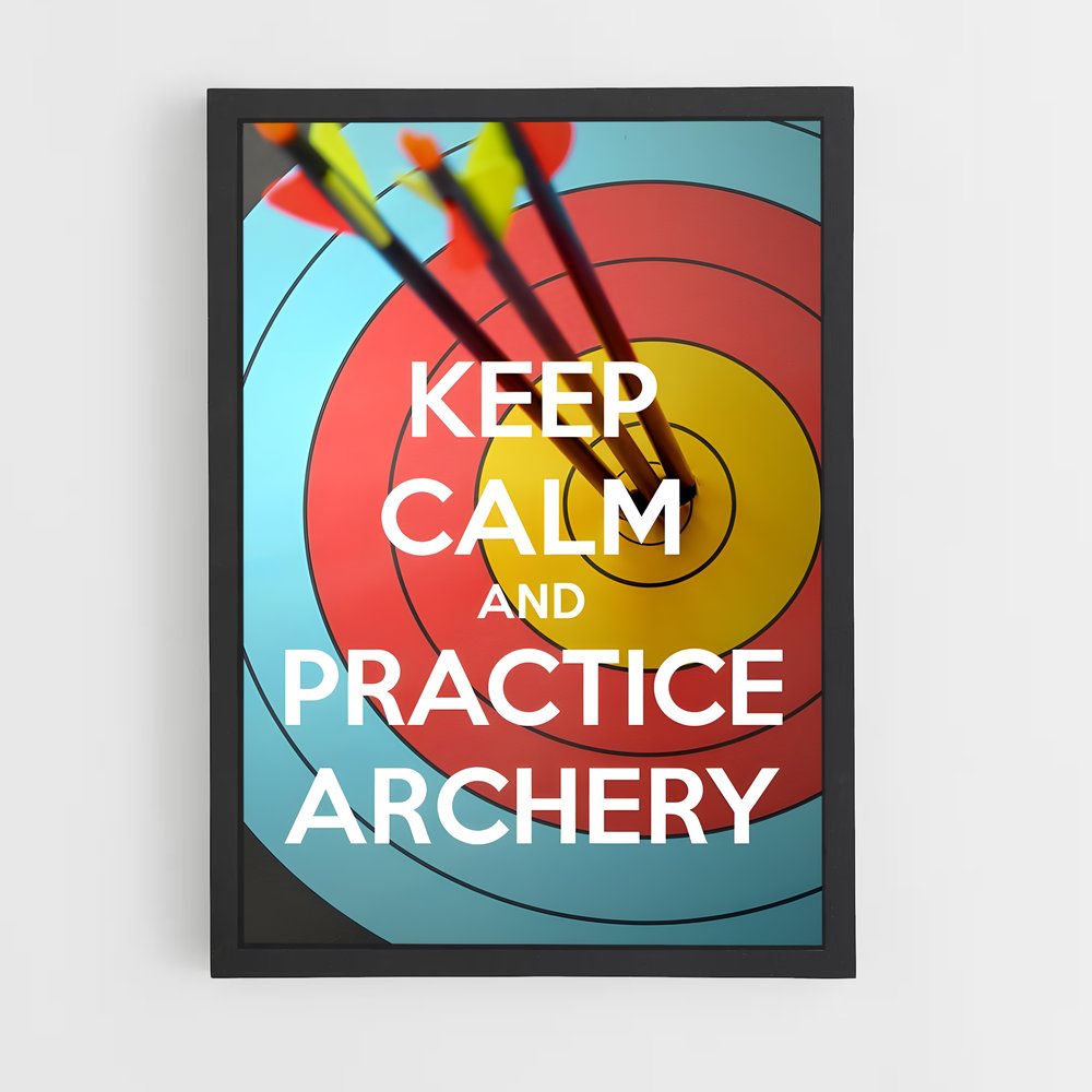 Poster Zen Archer – affiche Tir à l’arc (vue 2)