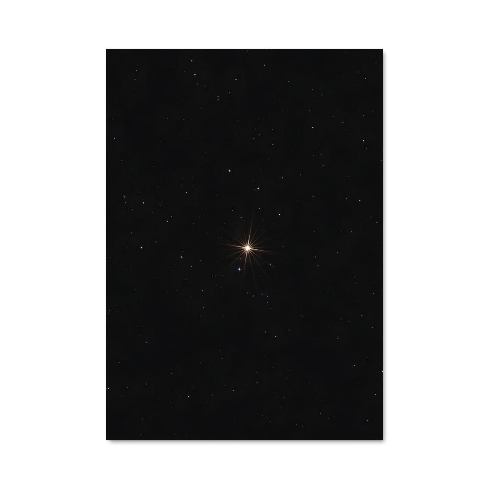 Poster Éclat de Sirius – affiche Étoiles