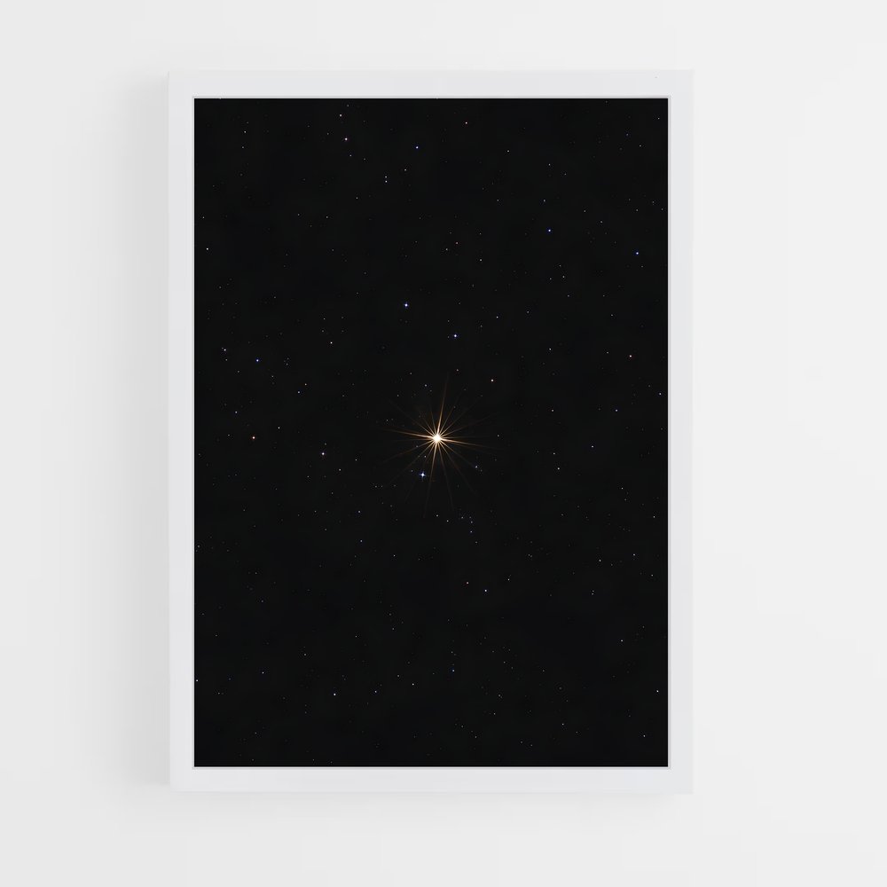 Poster Éclat de Sirius – affiche Étoiles (vue 3)