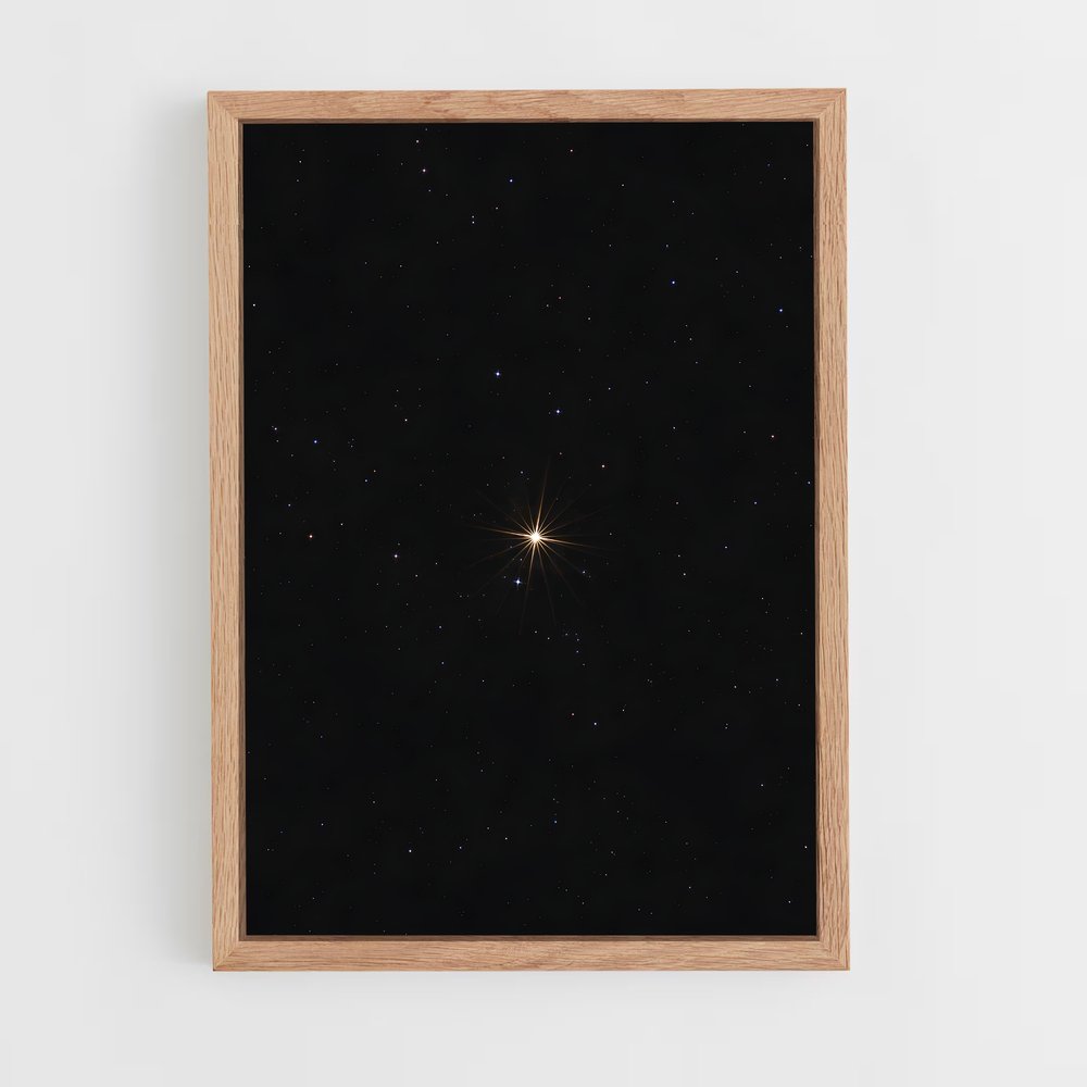 Poster Éclat de Sirius – affiche Étoiles (vue 4)