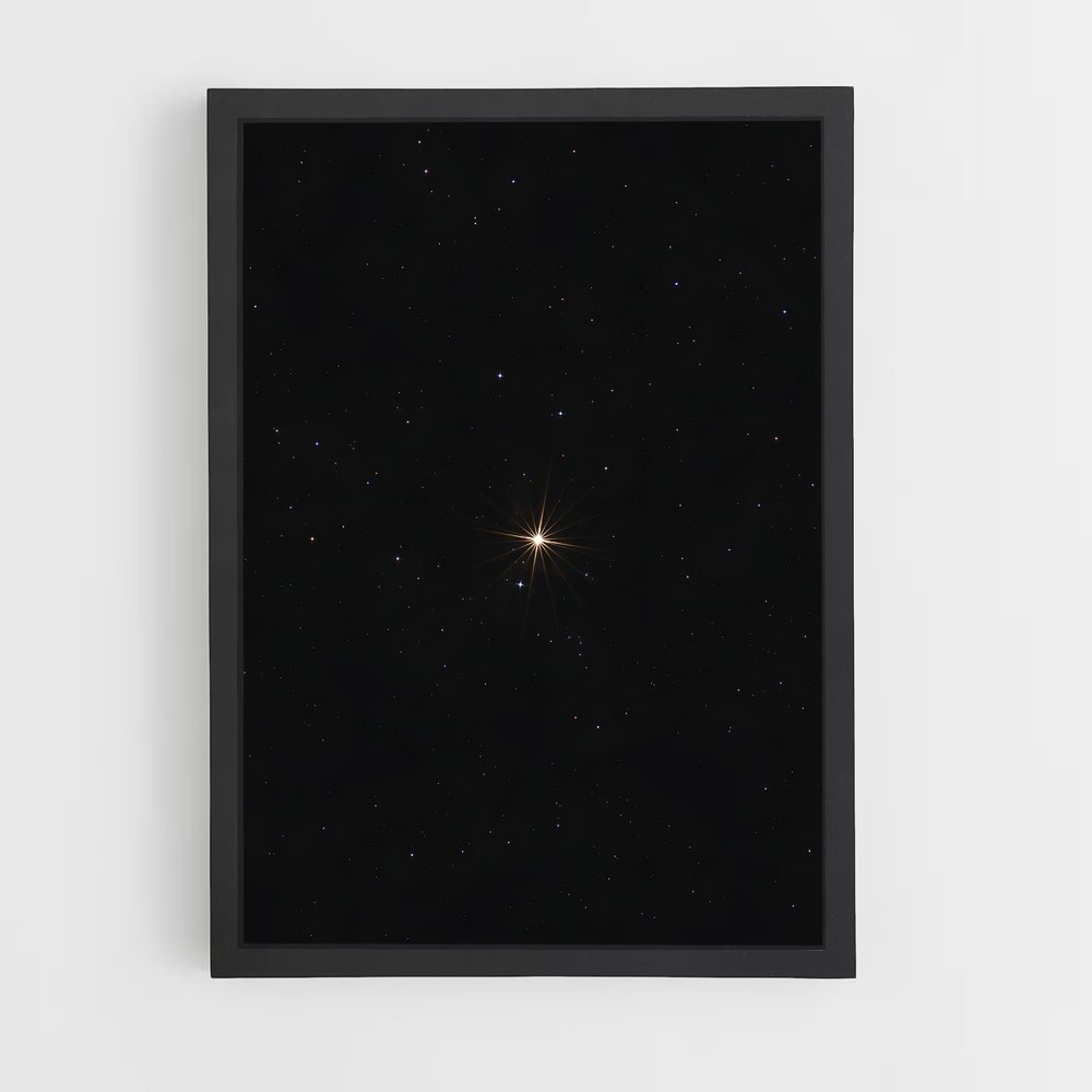 Poster Éclat de Sirius – affiche Étoiles (vue 2)