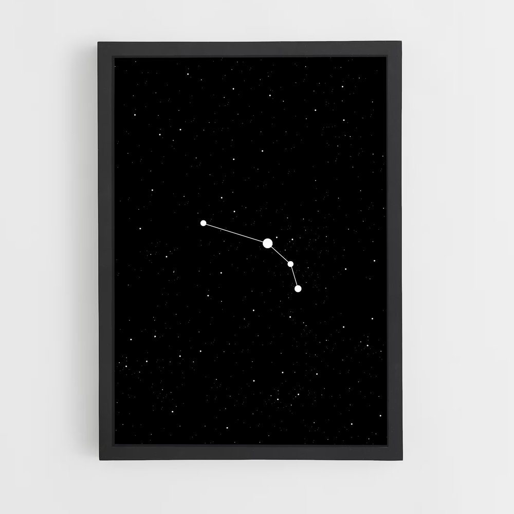 Poster L'Éclat du Lion – affiche Constellations (vue 2)