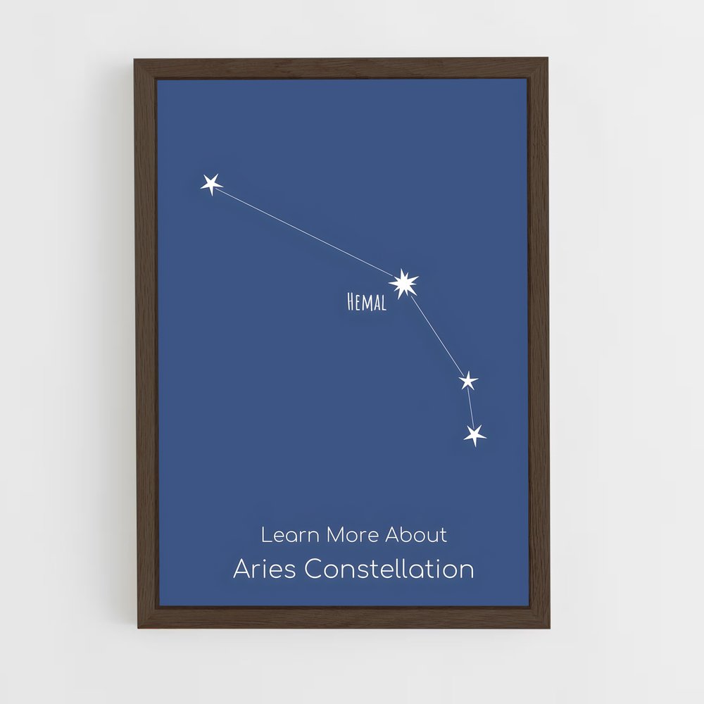 Poster Constellation d'Aries – affiche Constellations (vue 5)