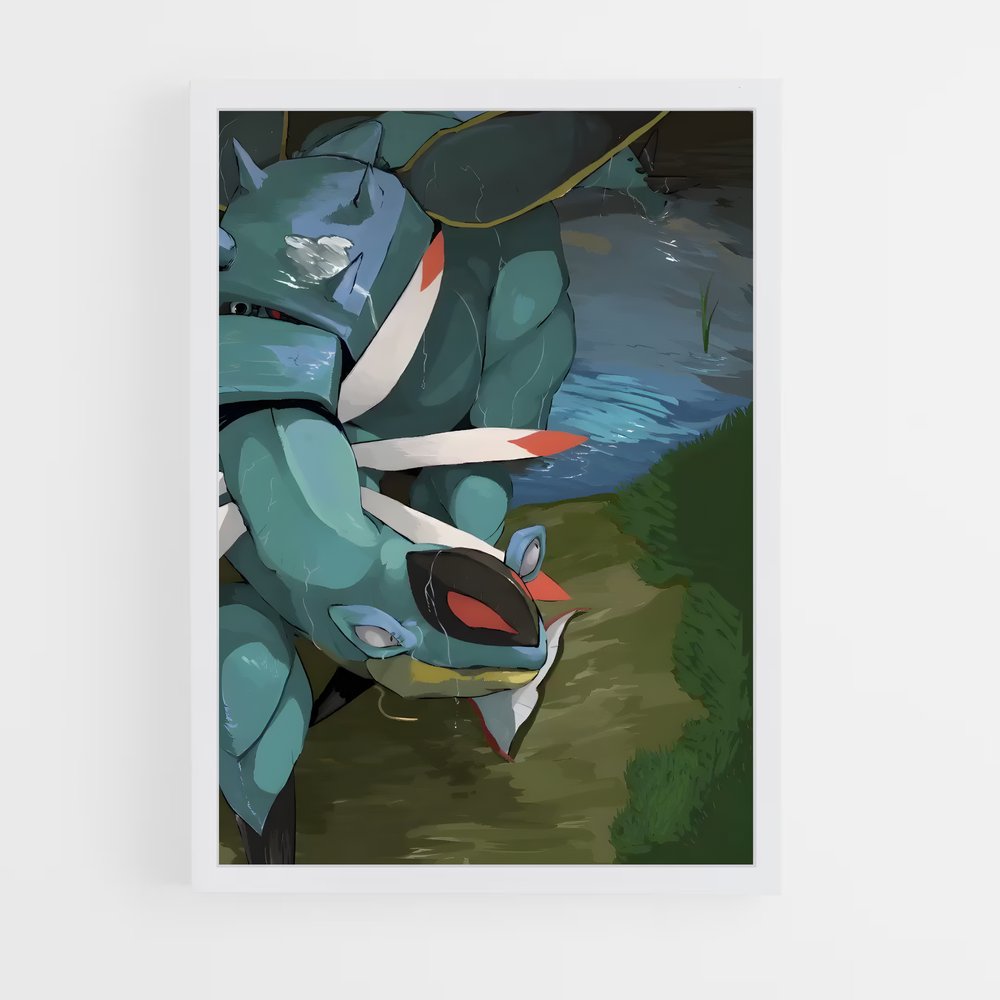 Poster Armaldo en Action – affiche Pokemon (vue 3)