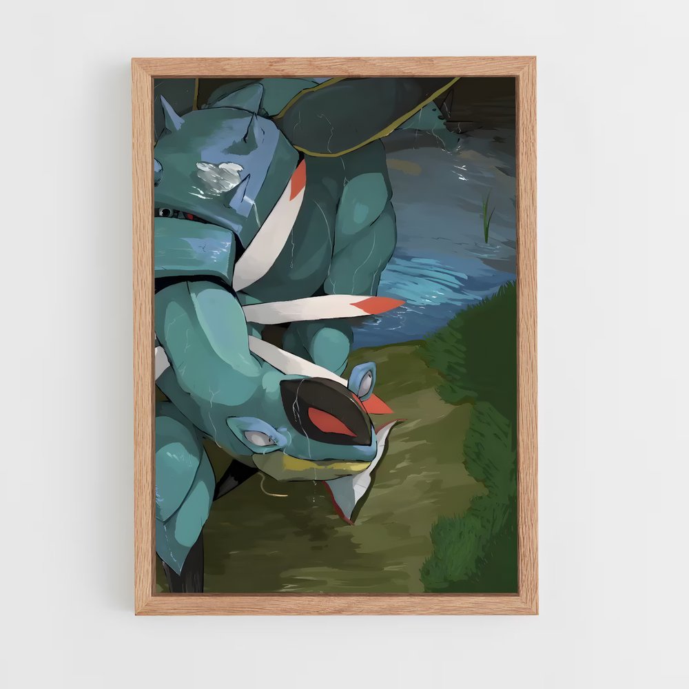 Poster Armaldo en Action – affiche Pokemon (vue 4)