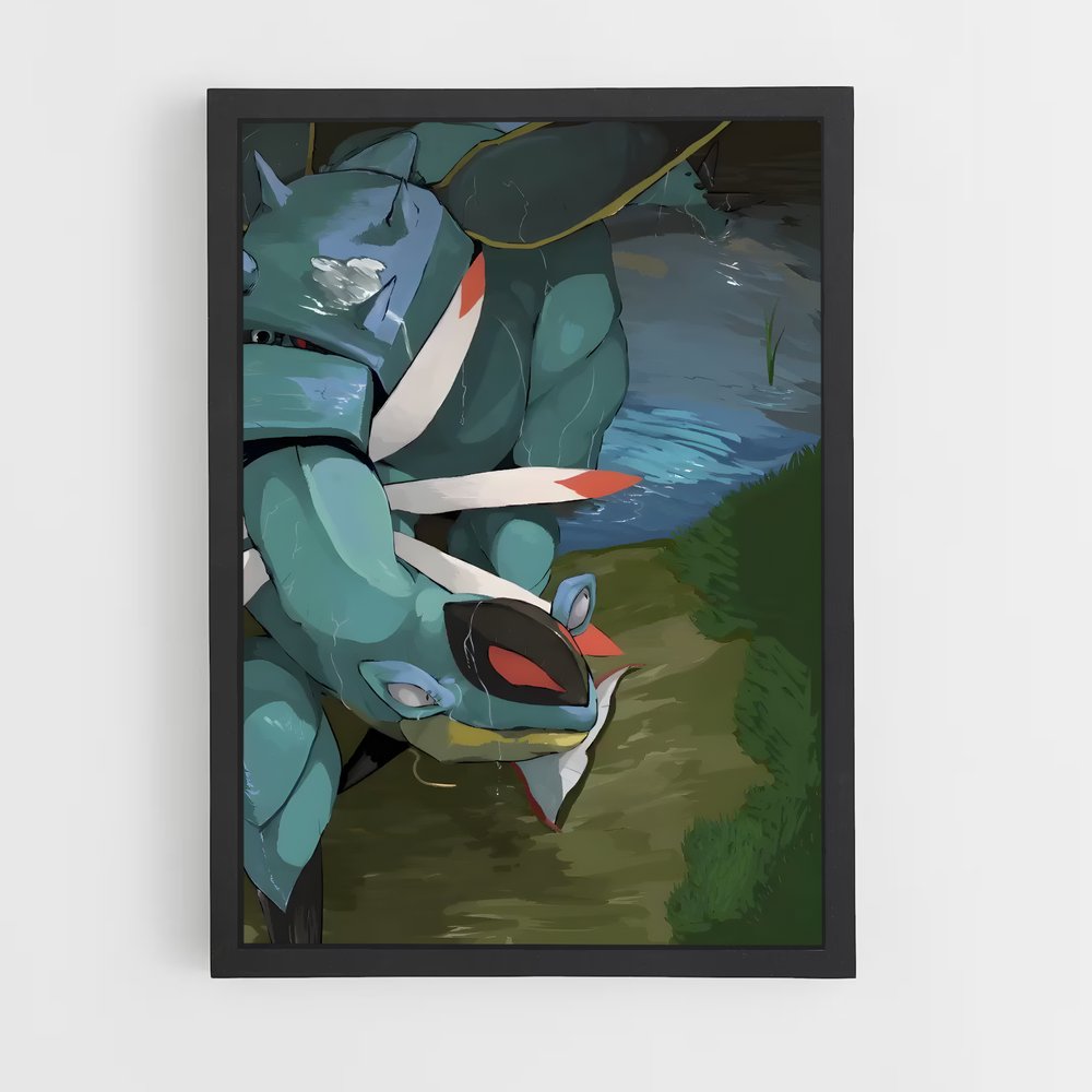 Poster Armaldo en Action – affiche Pokemon (vue 2)