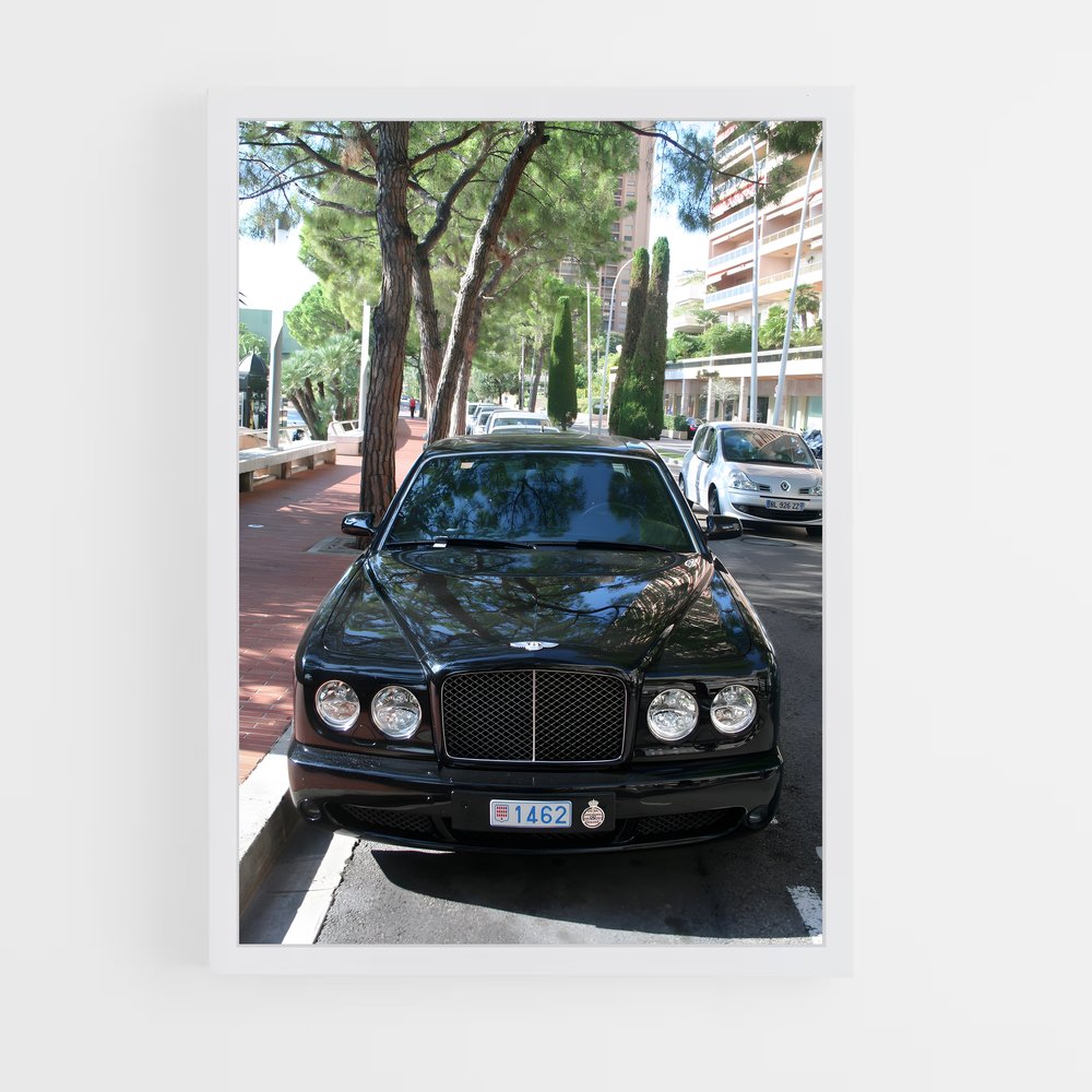 Poster Arnage Noir – affiche Bentley (vue 3)