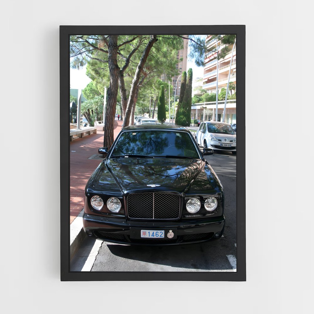 Poster Arnage Noir – affiche Bentley (vue 2)
