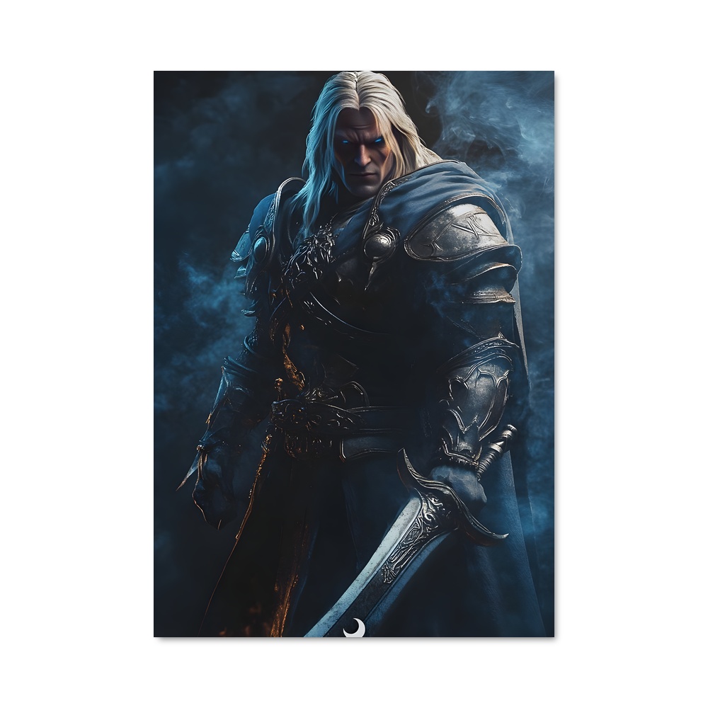 Poster Arthas sommeille – affiche World of Warcraft