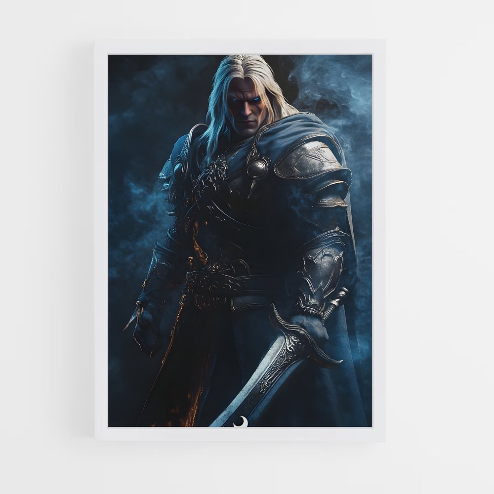 Poster Arthas sommeille – affiche World of Warcraft (vue 3)
