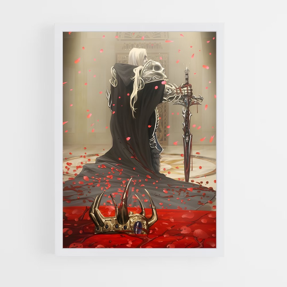 Poster Arthas Héros – affiche World of Warcraft (vue 3)