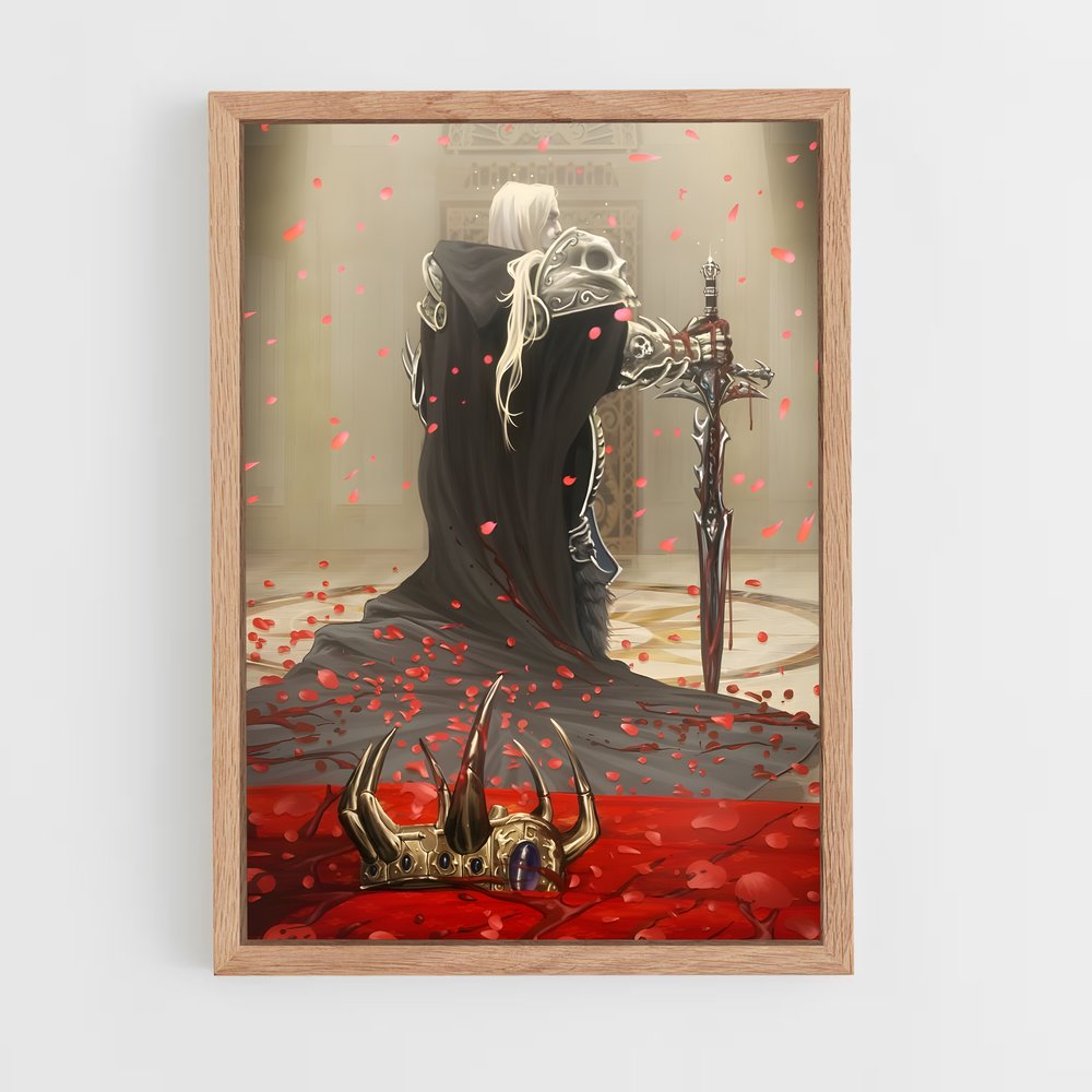 Poster Arthas Héros – affiche World of Warcraft (vue 4)