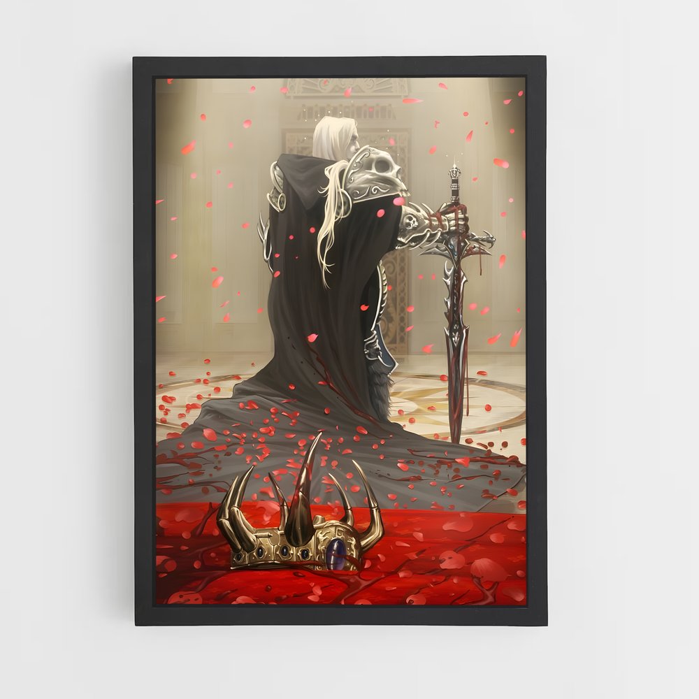 Poster Arthas Héros – affiche World of Warcraft (vue 2)