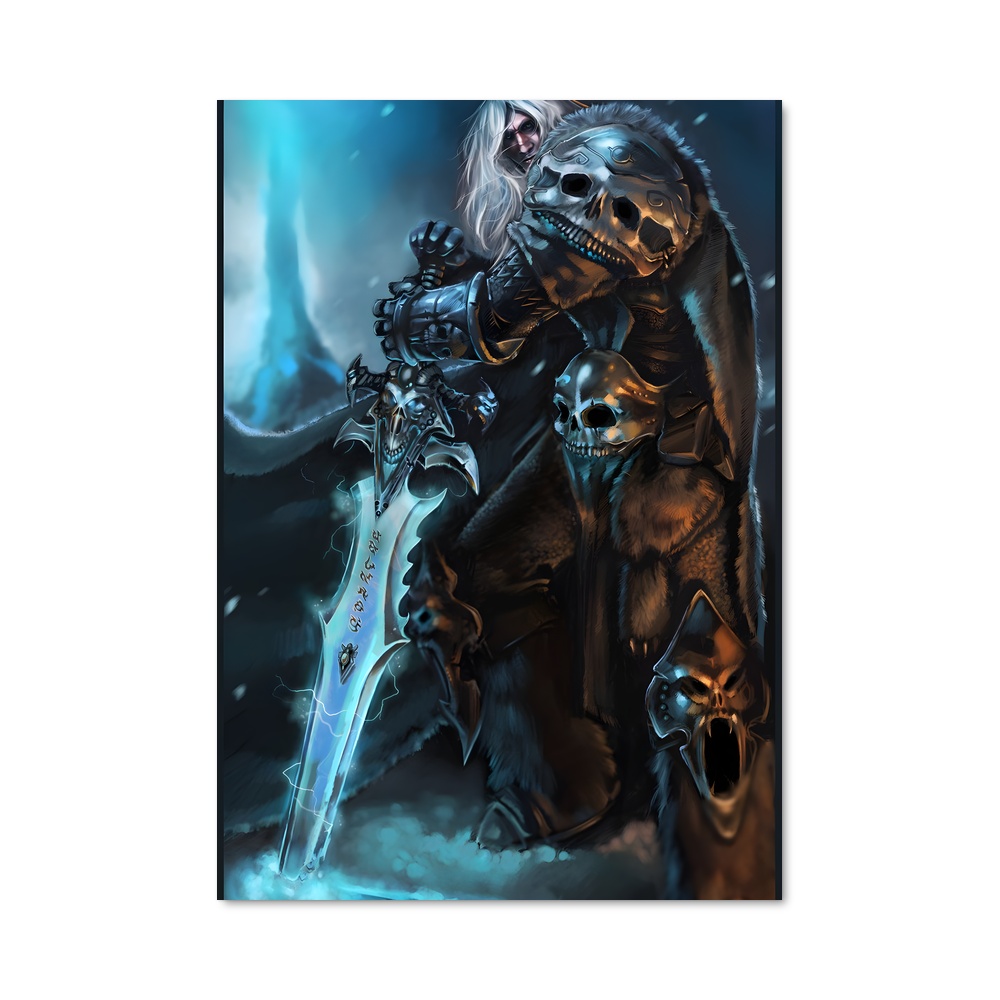 Poster Le Cavalier Squelettique – affiche World of Warcraft