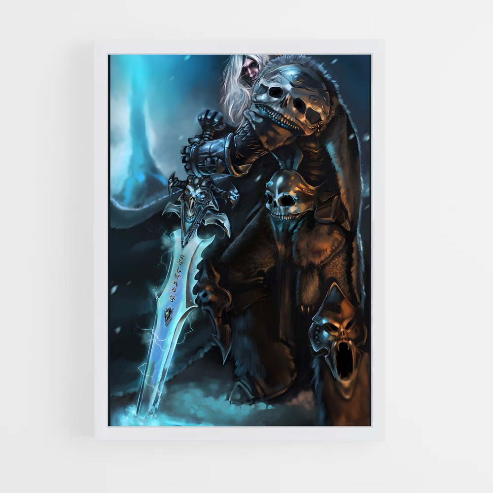 Poster Le Cavalier Squelettique – affiche World of Warcraft (vue 3)
