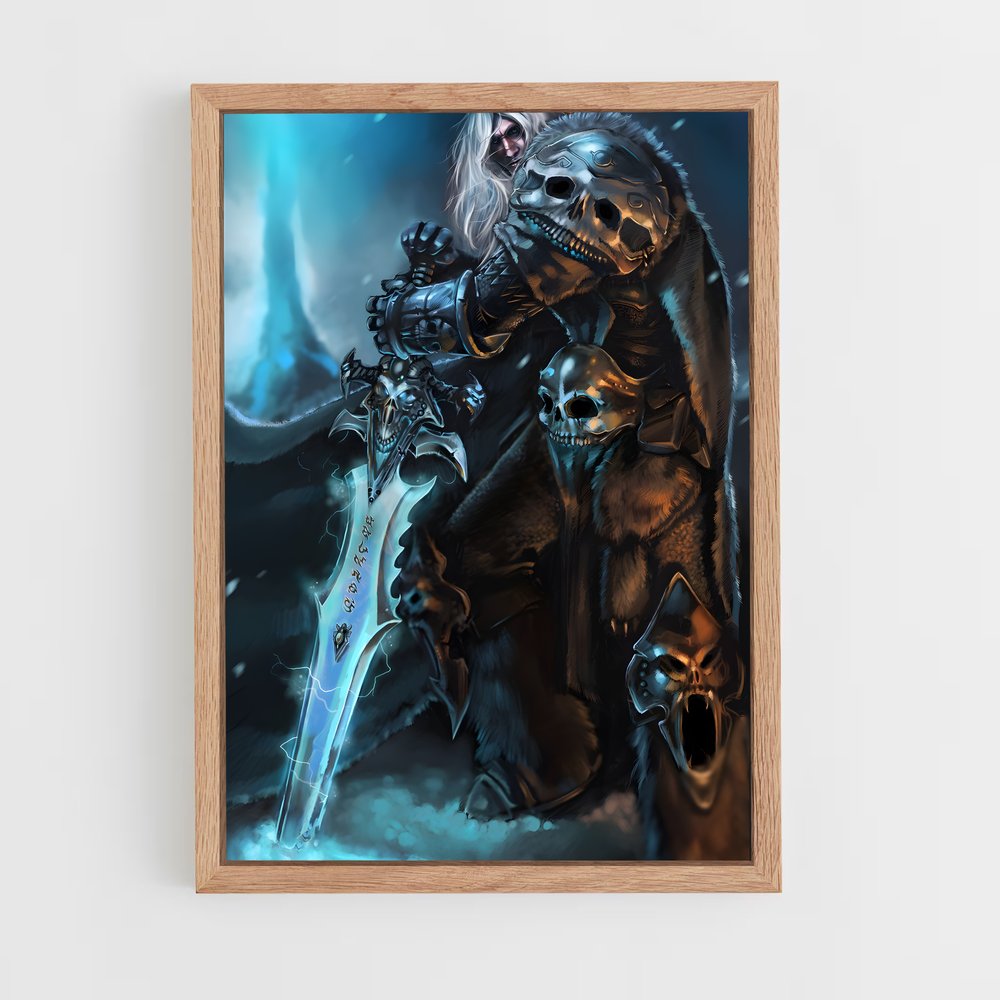 Poster Le Cavalier Squelettique – affiche World of Warcraft (vue 4)