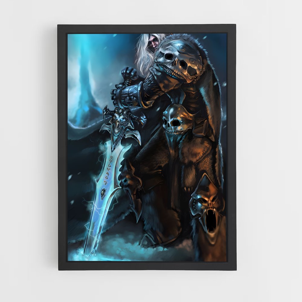 Poster Le Cavalier Squelettique – affiche World of Warcraft (vue 2)