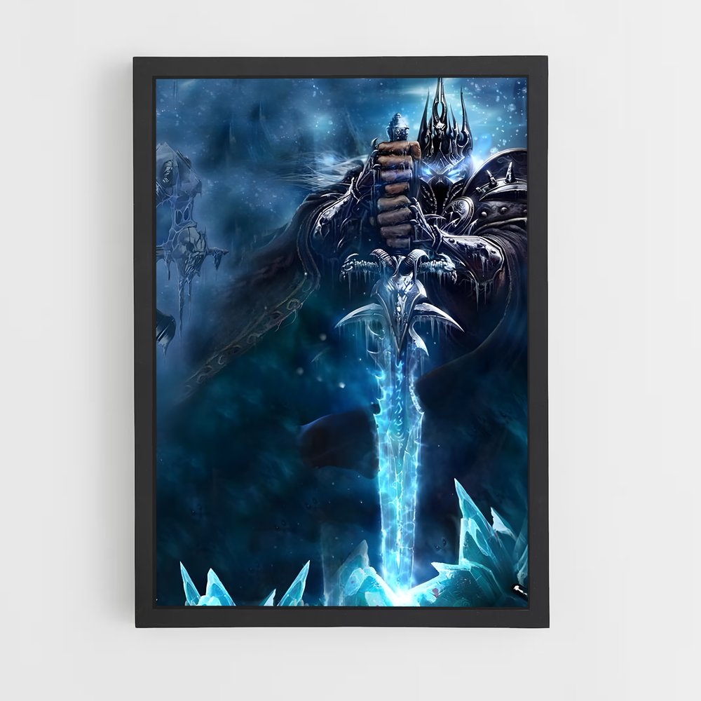 Poster Ombres d'Arthas – affiche World of Warcraft (vue 2)