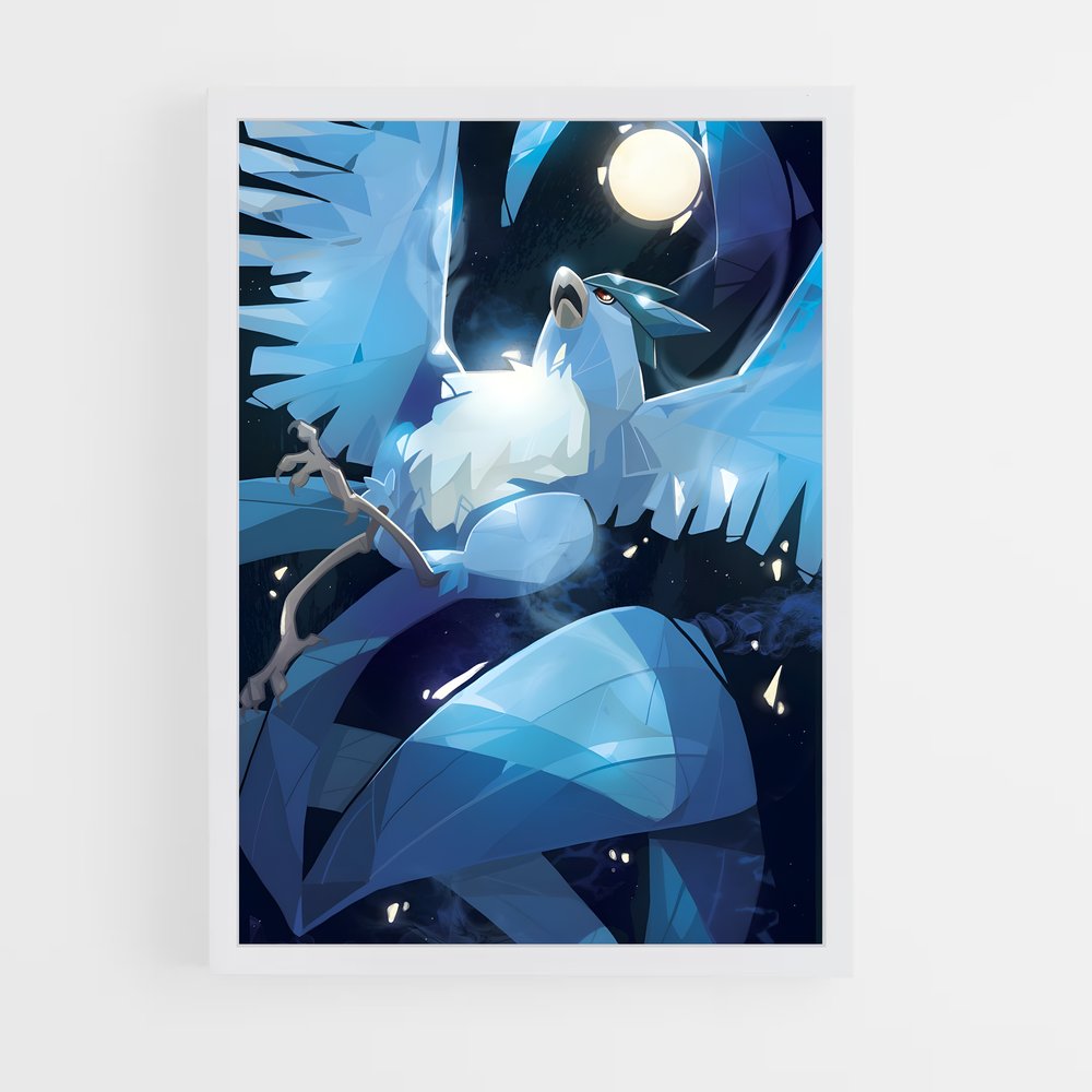 Poster Lune Azur – affiche Pokemon (vue 3)