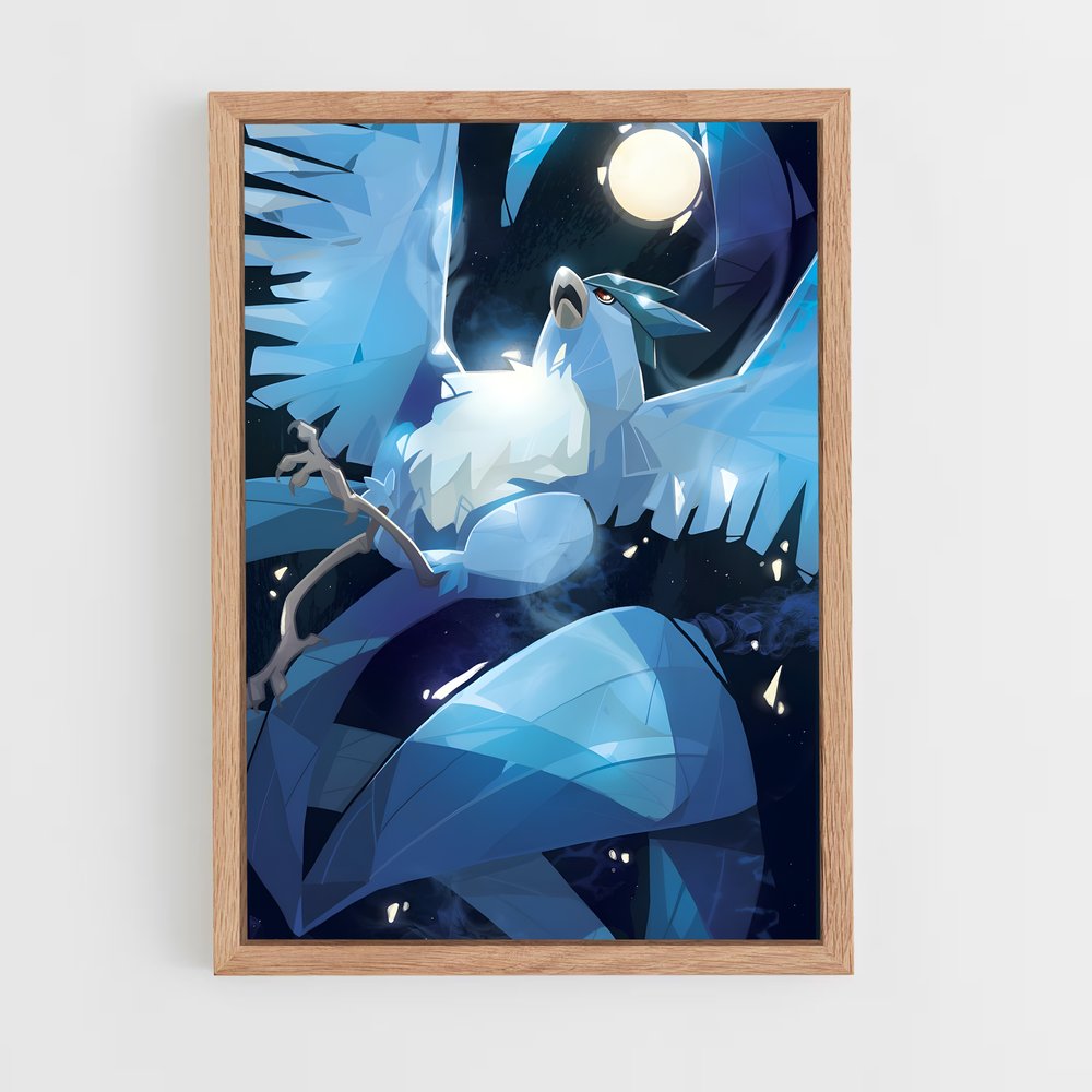 Poster Lune Azur – affiche Pokemon (vue 4)