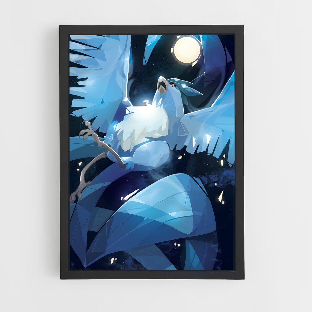 Poster Lune Azur – affiche Pokemon (vue 2)