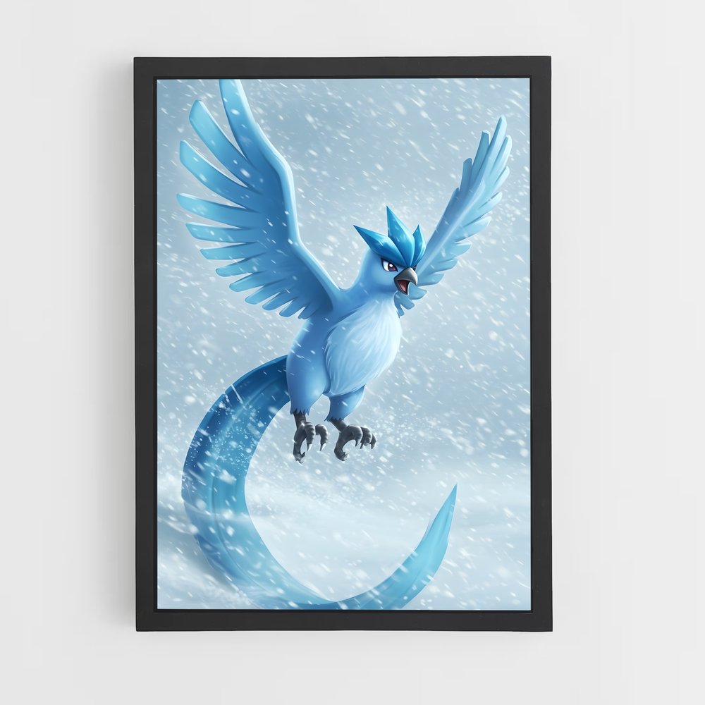 Poster L'Envol d'Articuno – affiche Pokemon (vue 2)